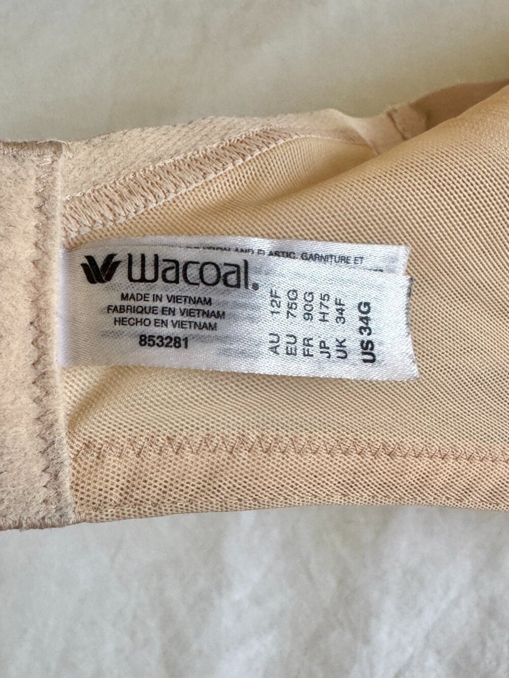 Ultimate Side Smoother Underwire T-Shirt Bra Nude Size 34G - Picture 3 of 8